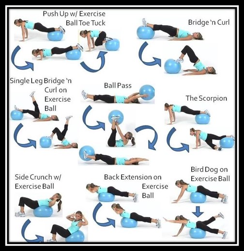 Back Exercises For Exercise Ball