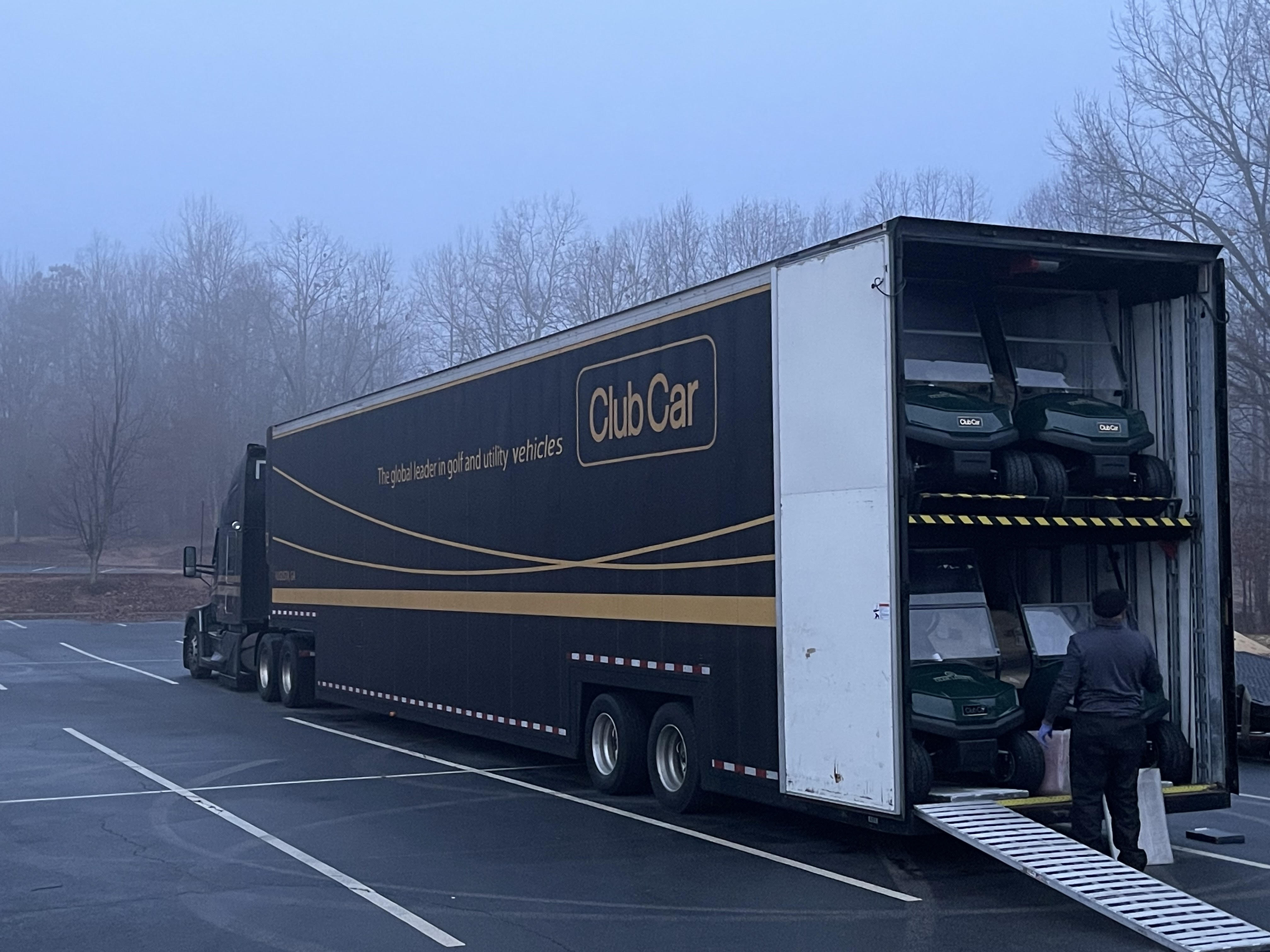 New Carts at Olde Liberty Fred Smith Company Sports Club