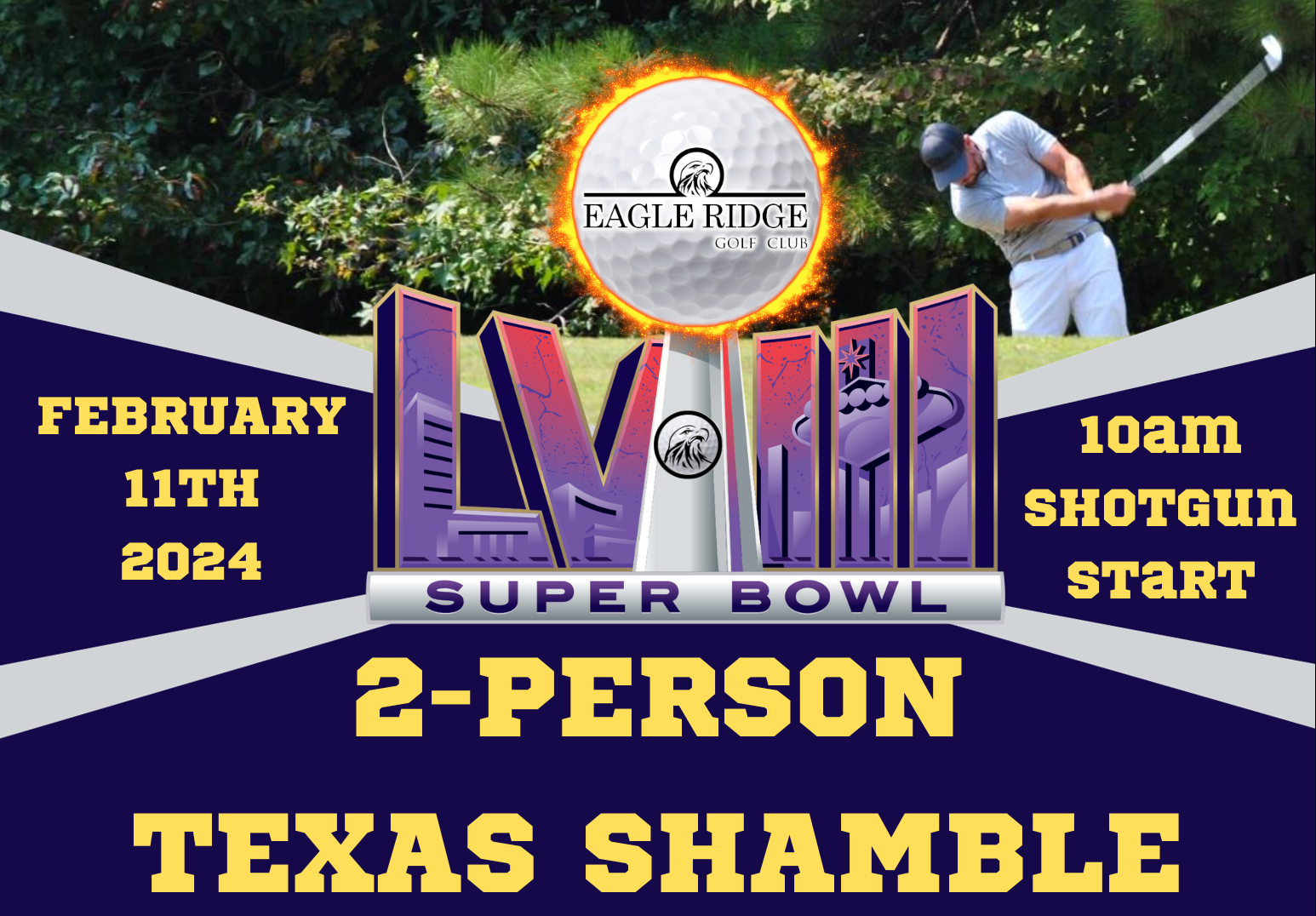 2024 Super Bowl Shamble - Fred Smith Company Sports Club